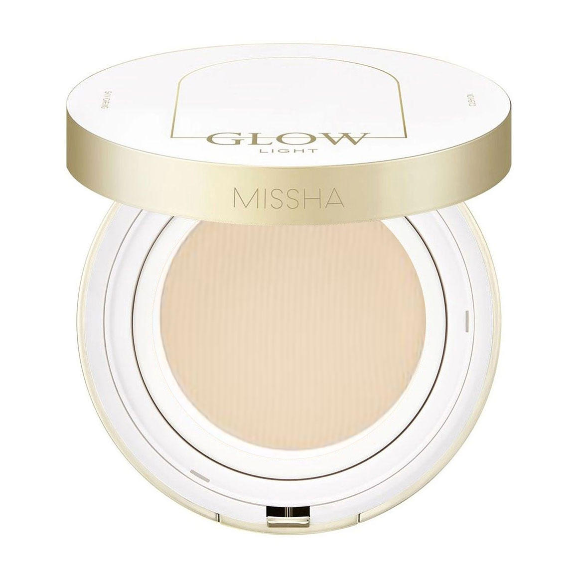 Зволожувальний тональний кушон для обличчя Missha Glow Cushion Light, SPF 37, 21N Vanilla, 14 г